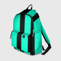 Рюкзак Color light blue white line