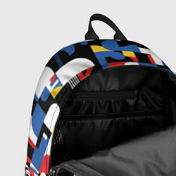 Рюкзак Геометрия букв, цвет: 3D-принт — фото 2