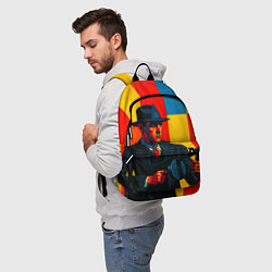 Рюкзак Гангстер поп-арт, цвет: 3D-принт — фото 2