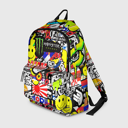 Рюкзак Monster energy брендовый стиль / 3D-принт – фото 1