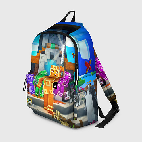 Рюкзак Майнкрафт - искатели приключений / 3D-принт – фото 1