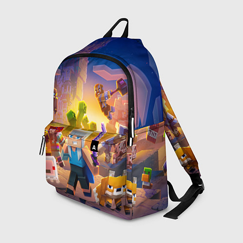 Рюкзак Майнкрафт - храбрая девушка / 3D-принт – фото 1