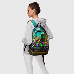 Рюкзак Майнкрафт - исследование территории, цвет: 3D-принт — фото 2