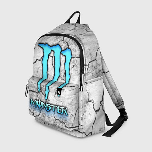 Рюкзак Monster energy - светлый / 3D-принт – фото 1