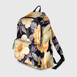 Рюкзак Крупные жёлтые цветы, цвет: 3D-принт