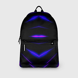 Рюкзак Color black neon stripes, цвет: 3D-принт — фото 2