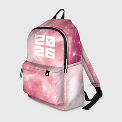 Рюкзак 2026 розовая дымка, цвет: 3D-принт