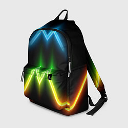 Рюкзак Neon multicolored lines, цвет: 3D-принт