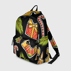 Рюкзак Рождественский вайб, цвет: 3D-принт