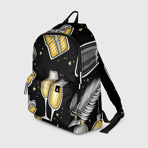 Рюкзак Новогодний вайб / 3D-принт – фото 1