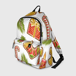 Рюкзак Рождественский вайб, цвет: 3D-принт