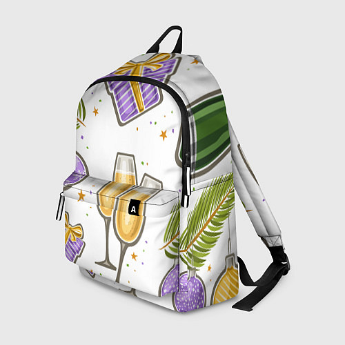 Рюкзак Новогодний вайб / 3D-принт – фото 1