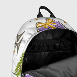 Рюкзак Новогодний вайб, цвет: 3D-принт — фото 2