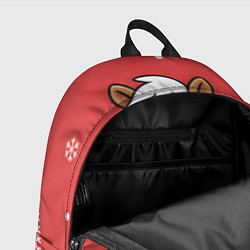 Рюкзак Новогодняя лошадка с печенькой, цвет: 3D-принт — фото 2