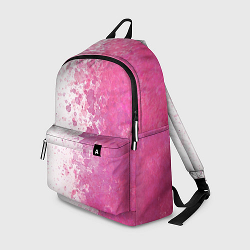 Рюкзак Белый и розовый / 3D-принт – фото 1