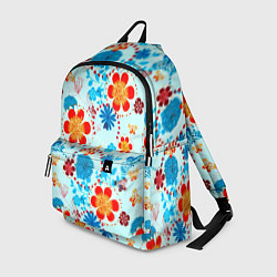 Рюкзак Цветочная роспись, цвет: 3D-принт