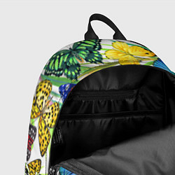 Рюкзак Тропические бабочки, цвет: 3D-принт — фото 2