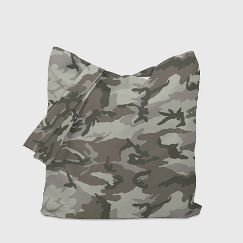 Сумка-шоппер Камуфляж лесной летний / 3D-принт – фото 1