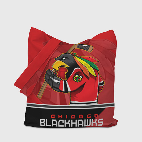 Сумка-шоппер Chicago Blackhawks / 3D-принт – фото 1