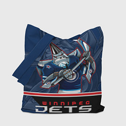 Сумка-шопер Winnipeg Jets, цвет: 3D-принт