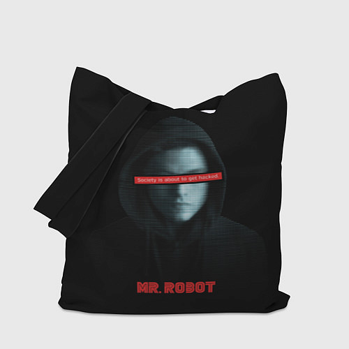 Сумка-шоппер Mr Robot / 3D-принт – фото 1