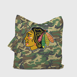 Сумка-шопер Blackhawks Camouflage, цвет: 3D-принт