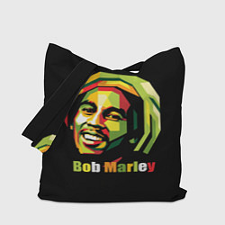 Сумка-шопер Bob Marley Smile, цвет: 3D-принт