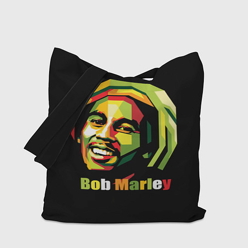 Сумка-шоппер Bob Marley Smile / 3D-принт – фото 1