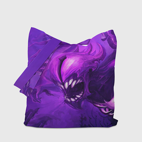 Сумка-шоппер Bane Purple / 3D-принт – фото 1