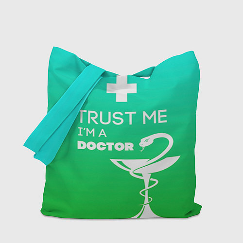 Сумка-шоппер Trust me, i'm a doctor / 3D-принт – фото 1