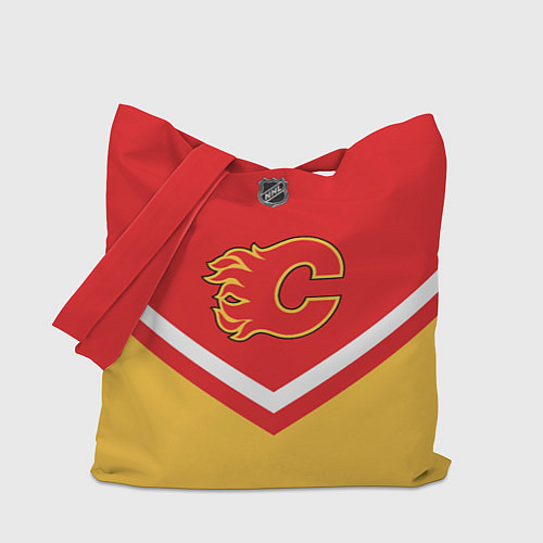 Сумка-шоппер NHL: Calgary Flames / 3D-принт – фото 1