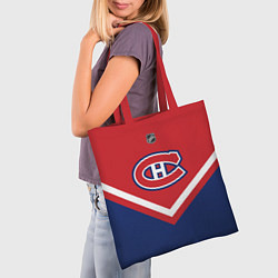 Сумка-шопер NHL: Montreal Canadiens, цвет: 3D-принт — фото 2