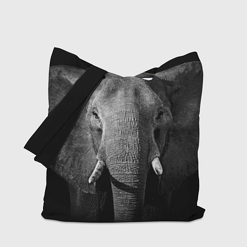 Сумка-шоппер Взгляд слона / 3D-принт – фото 1