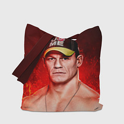 Сумка-шопер John Cena: Flame, цвет: 3D-принт