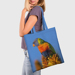 Сумка-шопер Попугай на солнце, цвет: 3D-принт — фото 2