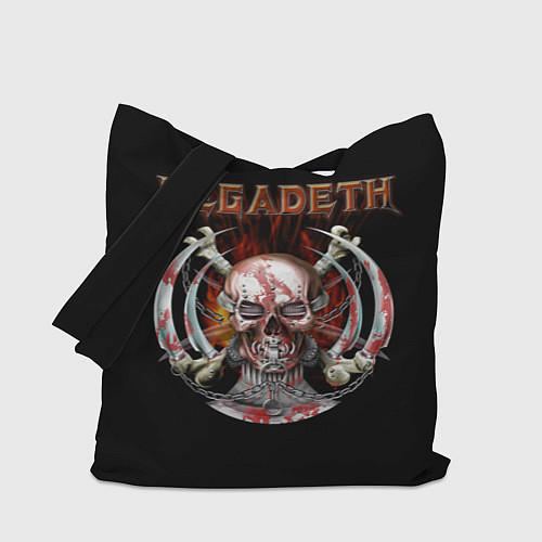 Сумка-шоппер Megadeth: Skull in chains / 3D-принт – фото 1