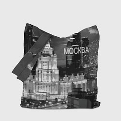 Сумка-шоппер Огни ночной Москвы