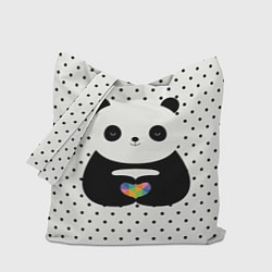 Сумка-шоппер Любовь панды