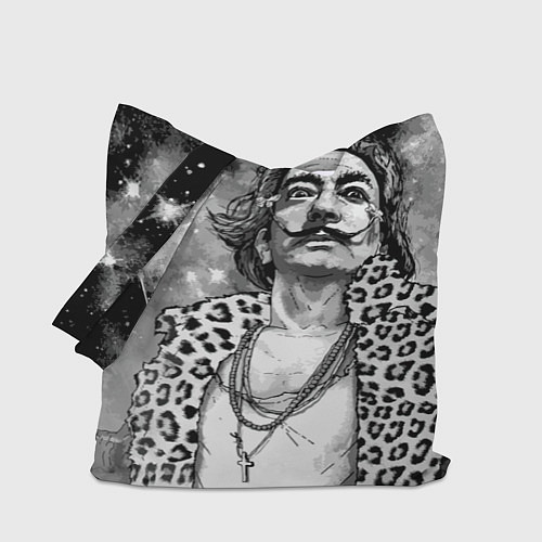 Сумка-шоппер Сальвадор Дали - леопард / 3D-принт – фото 1