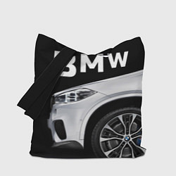 Сумка-шопер BMW: White Style, цвет: 3D-принт