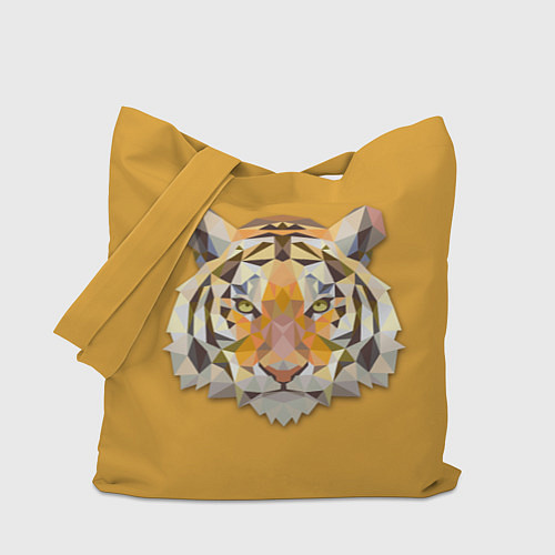 Сумка-шоппер Геометрический тигр / 3D-принт – фото 1