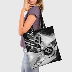 Сумка-шопер Bentley motors ltd, цвет: 3D-принт — фото 2