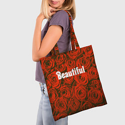 Сумка-шопер Beautiful Roses, цвет: 3D-принт — фото 2