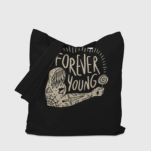 Сумка-шоппер Forever young / 3D-принт – фото 1
