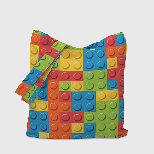 Сумка-шоппер Лего конструктор / 3D-принт – фото 1