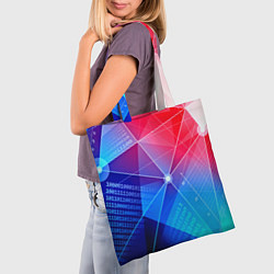 Сумка-шопер Коды, цвет: 3D-принт — фото 2