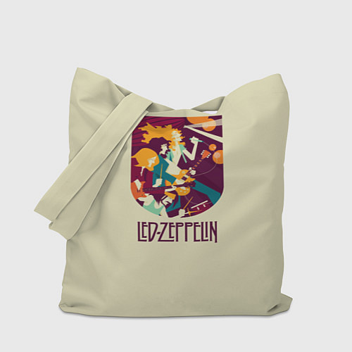 Сумка-шоппер Led Zeppelin Art / 3D-принт – фото 1