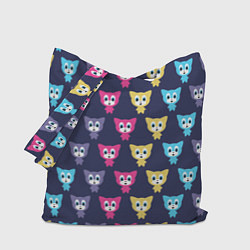 Сумка-шоппер Разноцветные котята