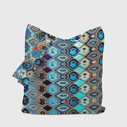 Сумка-шопер Psychedelic mosaica, цвет: 3D-принт