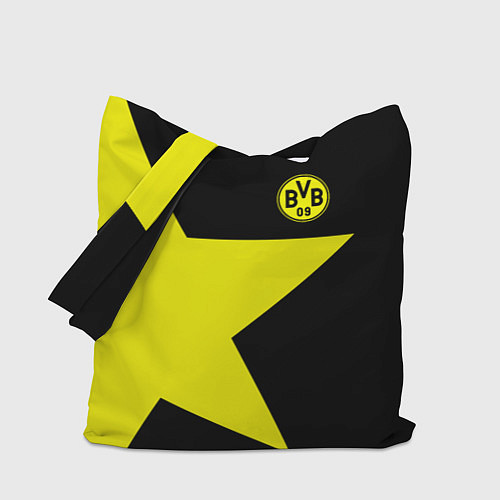 Сумка-шоппер FC Borussia Dortmund: Star / 3D-принт – фото 1
